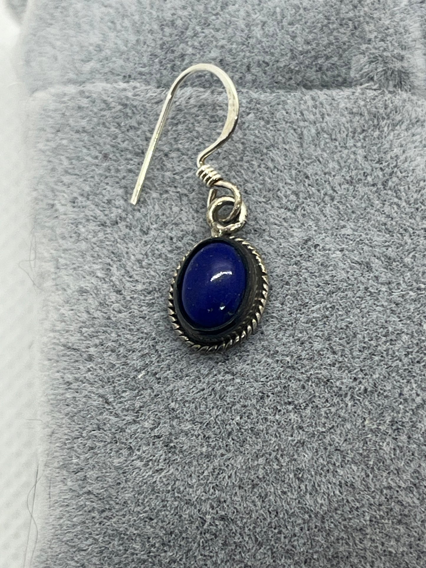 Boucle d'oreille Lapis Lazuli Goutte d'eau