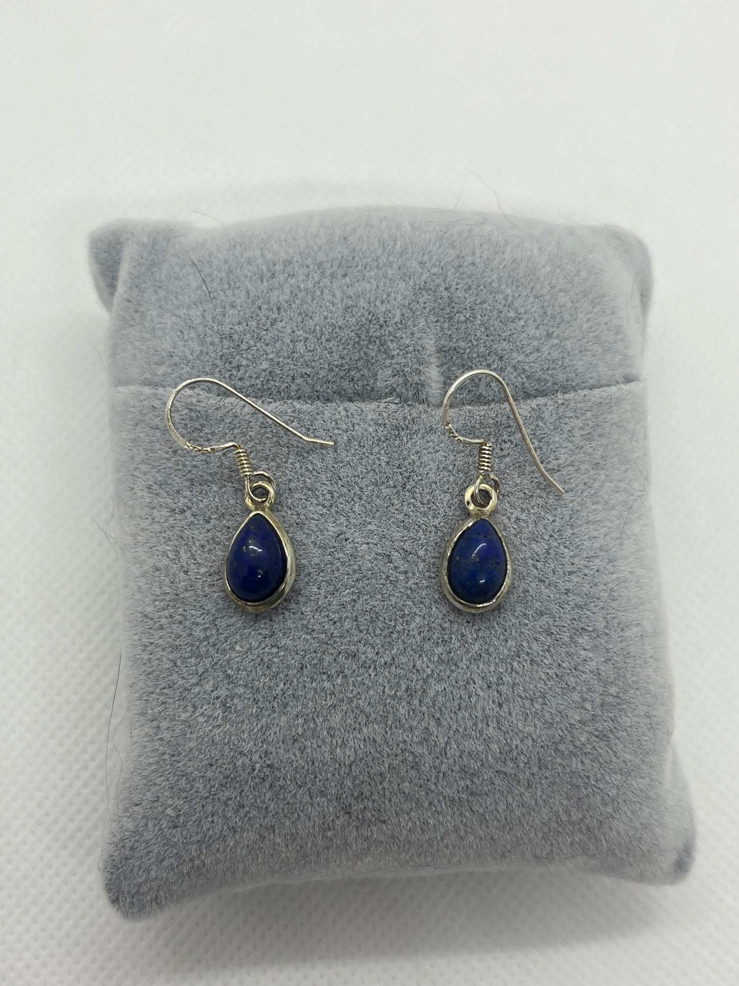 Boucle d'oreille Lapis Lazuli Goutte d'eau