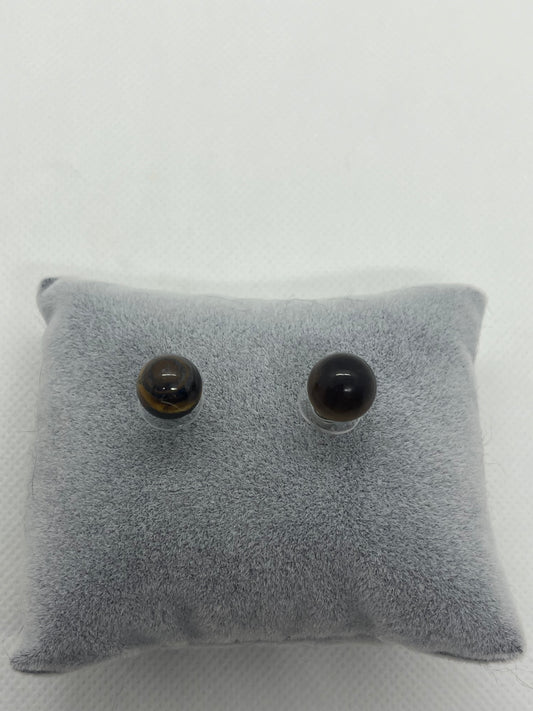 Boucle d'oreille Oeil de tigre