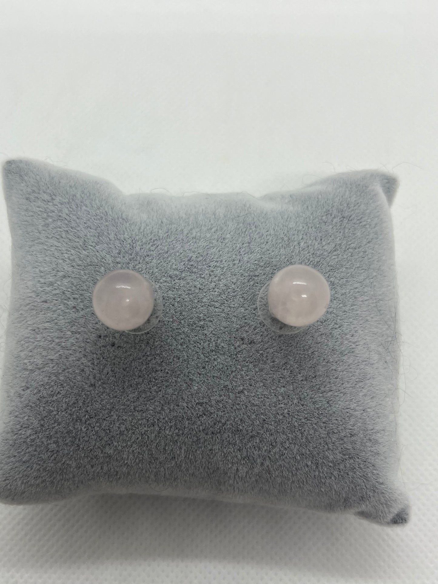Boucle d'oreille Quartz Rose