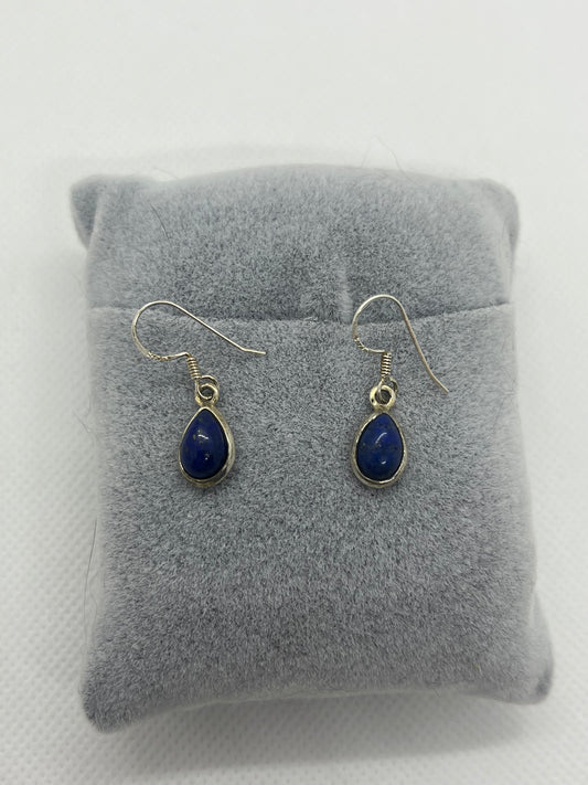Boucle d'oreille Lapis Lazuli Goutte d'eau