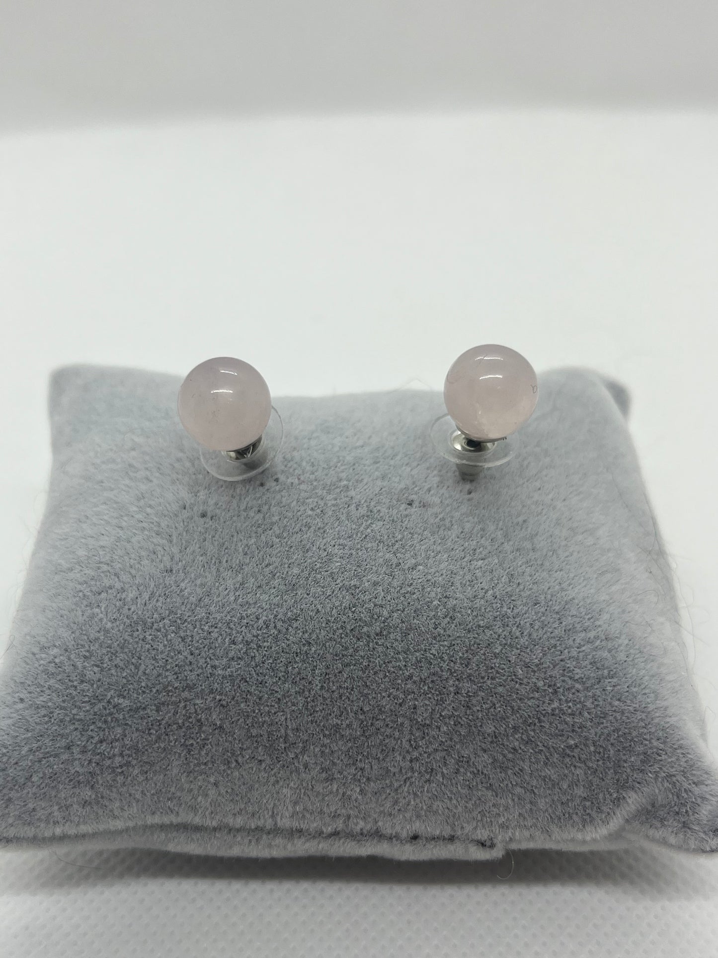 Boucle d'oreille Quartz Rose