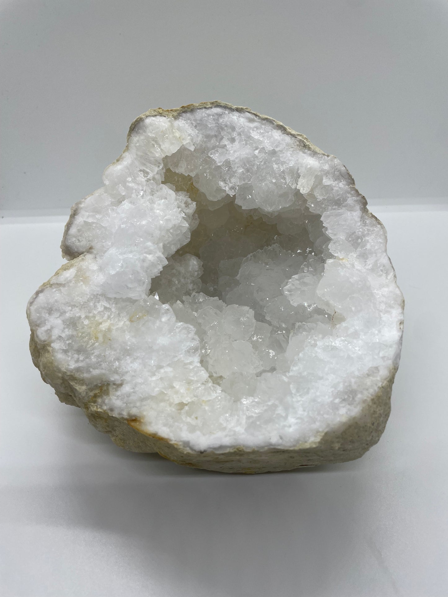 Géodes Quartz Blanc